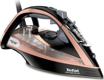 Tefal Ultimate Pure FV9845 Σίδερο Ατμού 3200W με Αντικολλητική Πλάκα και Συνεχόμενη Παροχή 60gr/min 1