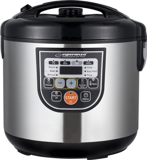 Esperanza EKG011 Πολυμάγειρας 860W με Χωρητικότητα 5lt Ασημί