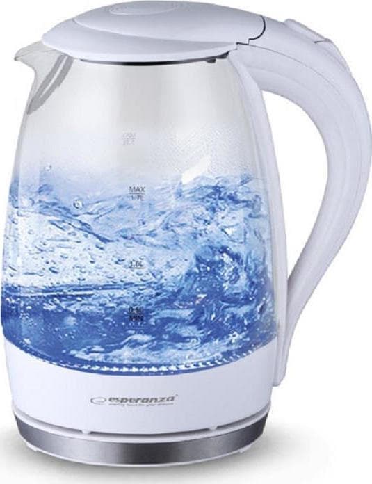 Esperanza Salto Angel Βραστήρας 1.7lt 2200W Λευκός 1