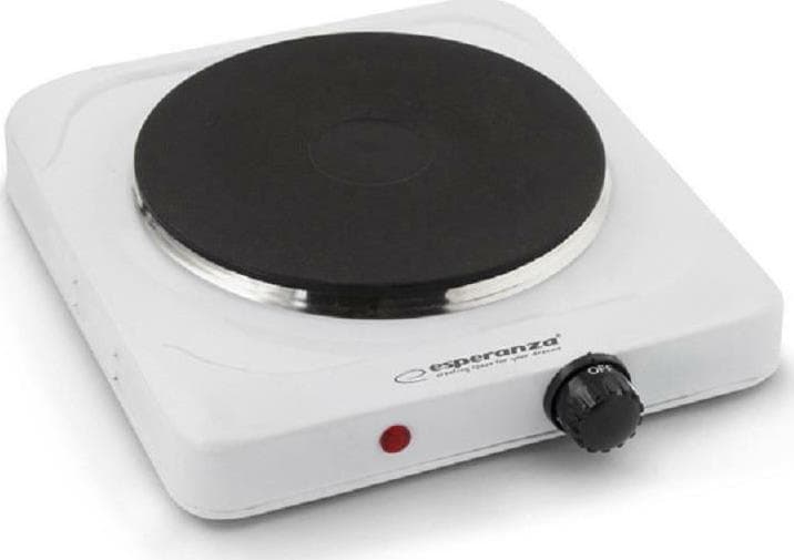 Esperanza Pinatubo EKH002W Επιτραπέζια Εστία Εμαγιέ Μονή Λευκή 1