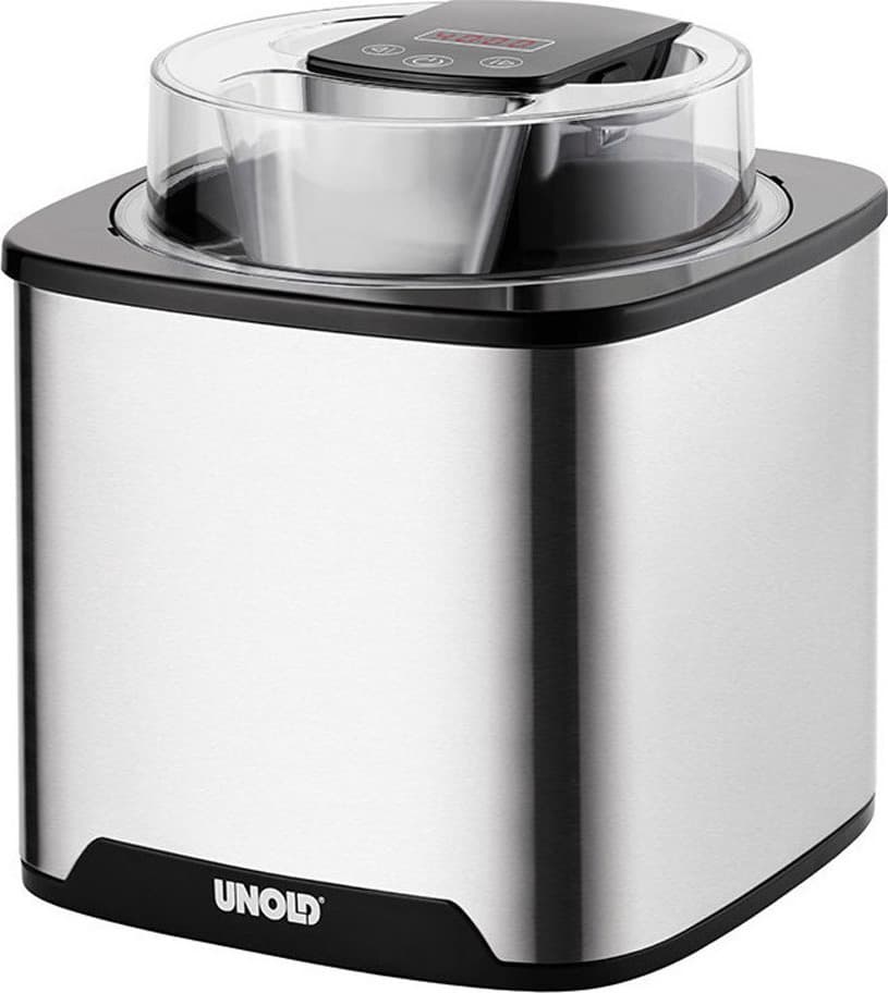 Unold Gelato Παγωτομηχανή 1.5lt Ασημί
