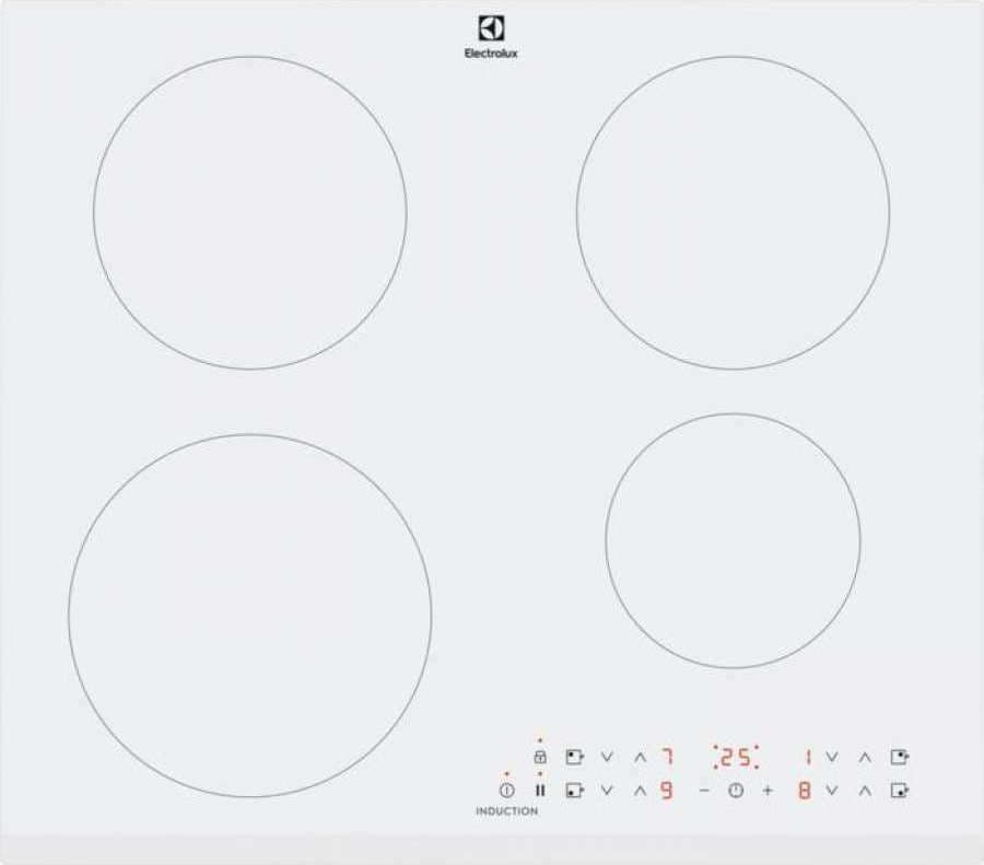 Electrolux Επαγωγική Εστία Αυτόνομη 59x52εκ. Λευκή LIR60430BW 1