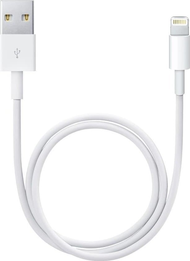 Apple USB-A to Lightning Cable Λευκό 0.5m (ME291ZM/A) 2