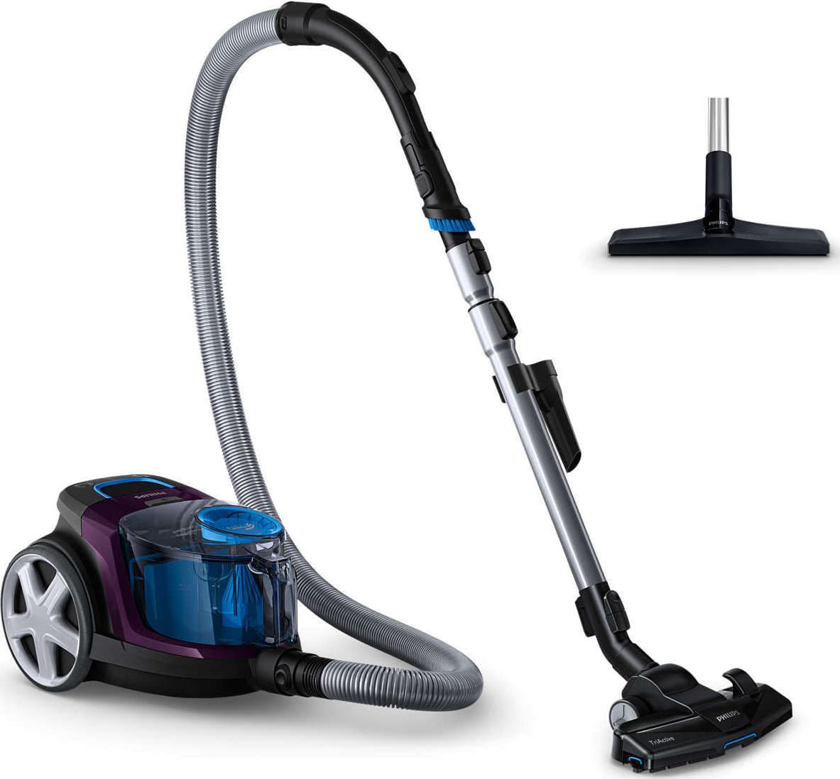 Philips Powerpro Compact Ηλεκτρική Σκούπα 900W με Κάδο 1.5lt Μωβ 4