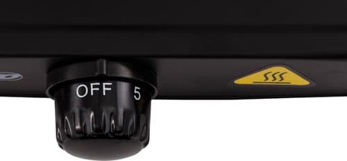 Mesko MS 6508 Επιτραπέζια Εστία Εμαγιέ Μονή Μαύρη 6