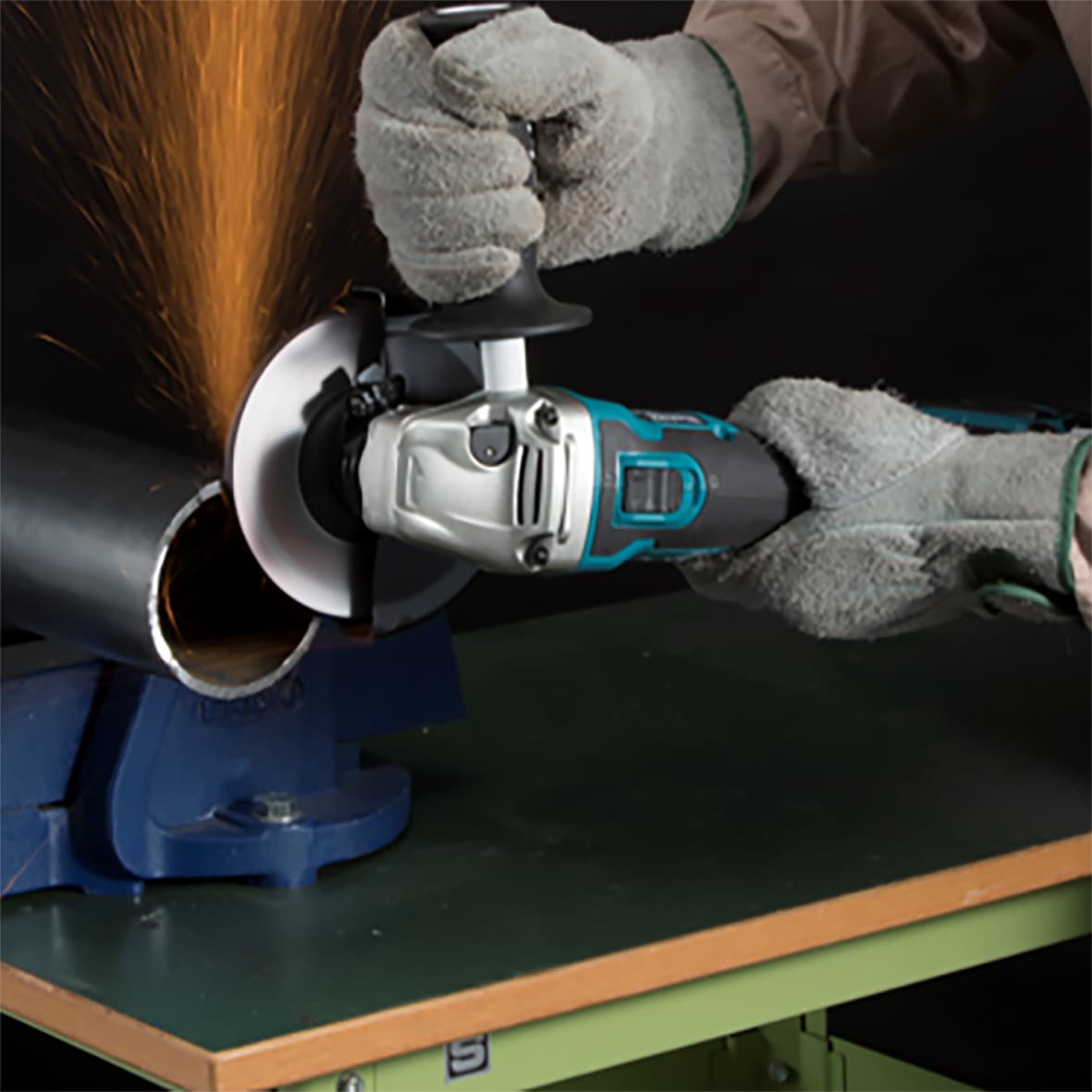 Makita DGA511Z Τροχός 125mm Μπαταρίας Brushless με Ρύθμιση Στροφών 18V Solo 4