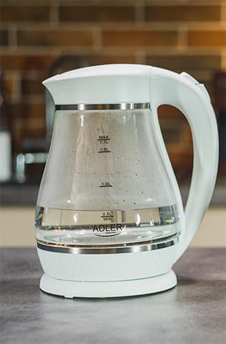 Adler Βραστήρας 1.7lt 2200W Λευκός AD 1274 5