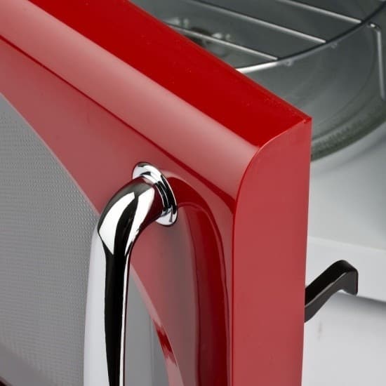 Girmi FM-2102 Φούρνος Μικροκυμάτων με Grill 20lt Κόκκινος 4