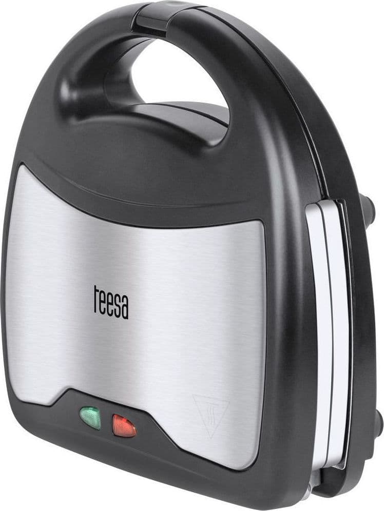 Teesa Τοστιέρα με Αποσπώμενες Πλάκες για 2 Τοστ 800W Inox TSA3221 6