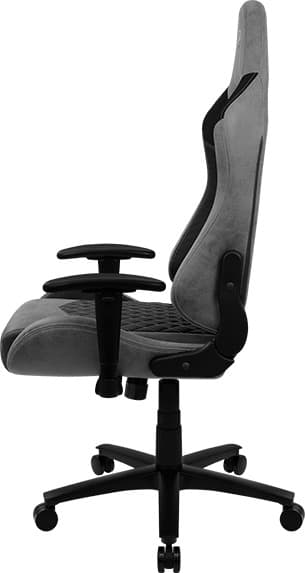 Aerocool Duke Υφασμάτινη Καρέκλα Gaming με Ρυθμιζόμενα Μπράτσα Ash Black 3