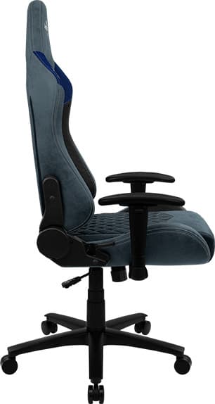 Aerocool Duke Υφασμάτινη Καρέκλα Gaming με Ρυθμιζόμενα Μπράτσα Steel Blue 5