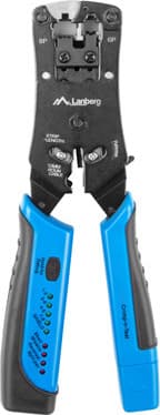 Lanberg Πρέσα Ακροδεκτών Δικτύου RJ12, RJ11, RJ45, RJ10 με Απογυμνωτή NT-0203 3