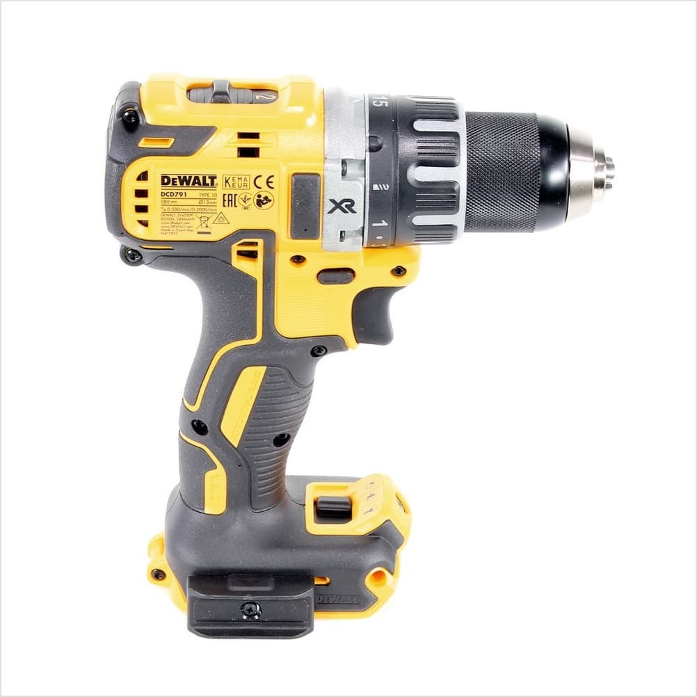 DEWALT DCD791NT Δραπανοκατσάβιδο Μπαταρίας Solo Brushless 18V 2
