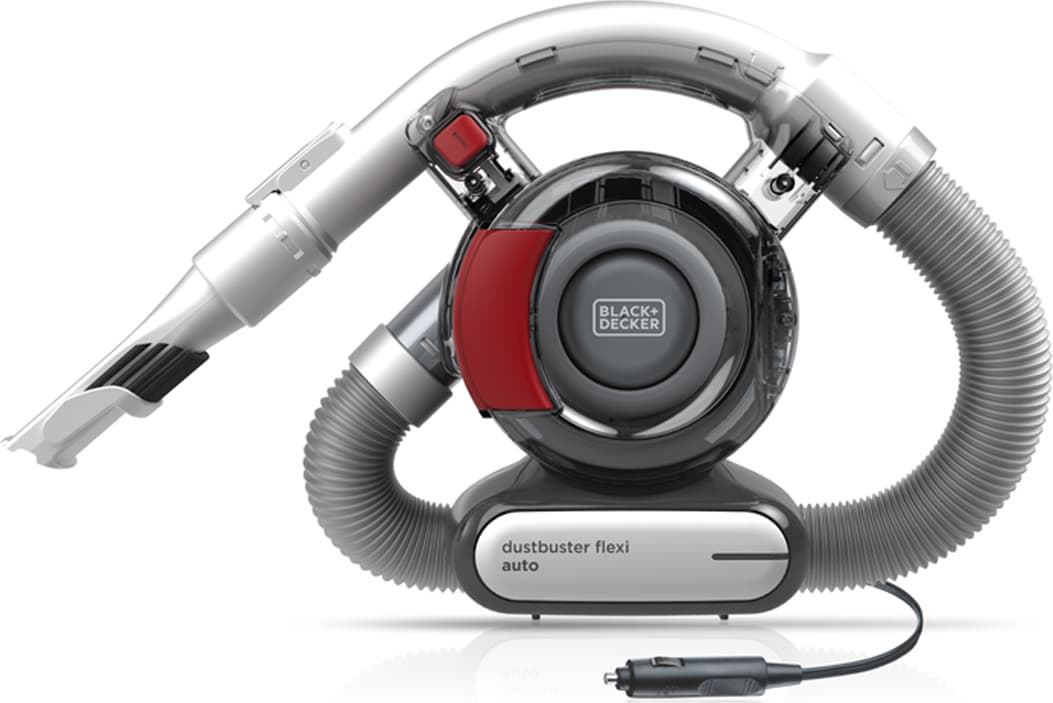 Black & Decker Dustbuster Flexi Auto Σκουπάκι Αυτοκινήτου με Καλώδιο Αναπτήρα 12V 12.5W Γκρι PD1200AV