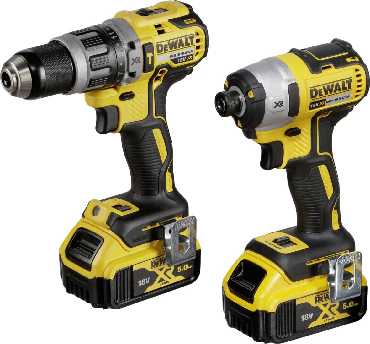 DEWALT DCK266P2 Σετ Κρουστικό Δραπανοκατσάβιδο & Παλμικό Κατσαβίδι Brushless 18V με 2 Μπαταρίες 5Ah και Θήκη 2