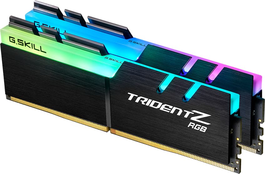 G.Skill Trident Z RGB DDR4 16GB RAM με 2x8GB Modules και Ταχύτητα 3200 για Desktop F4-3200C16D-16GTZR 3