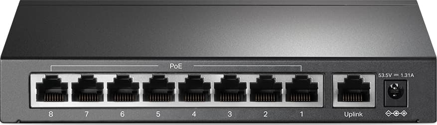 TP-LINK TL-SF1009P v1 Unmanaged L2 PoE+ Switch με 9 Θύρες Ethernet 2
