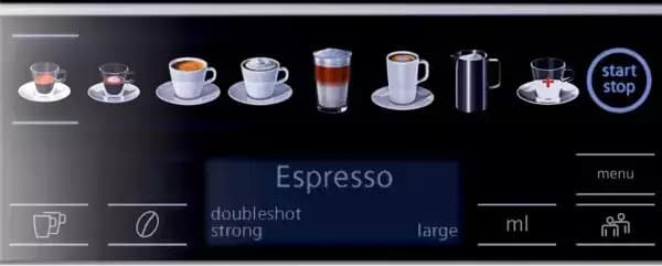 Siemens Eq.6 Plus S400 Αυτόματη Μηχανή Espresso 1500W Πίεσης 19bar με Μύλο Άλεσης Μαύρη TE654319RW