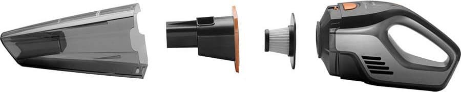 Concept VP4351 Επαναφορτιζόμενο Σκουπάκι Χειρός 11.1V Μαύρο 6