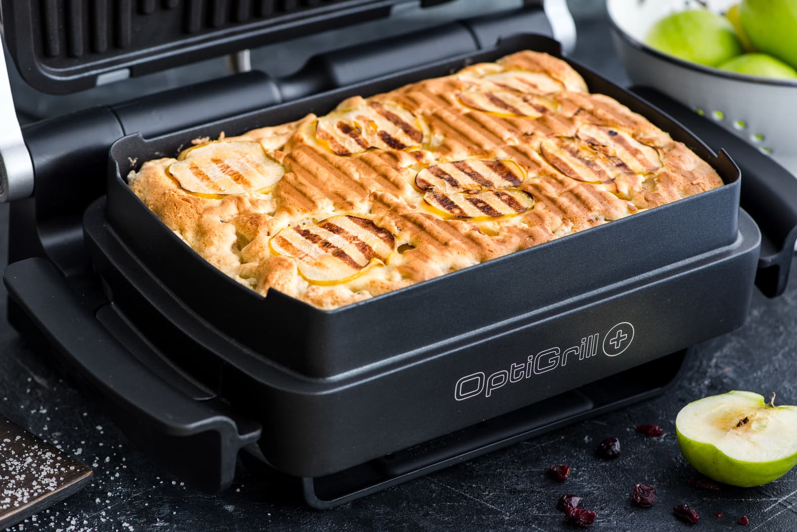 Tefal OptiGrill + XL Τοστιέρα Γκριλιέρα με Αποσπώμενες Πλάκες 2000W Inox 8