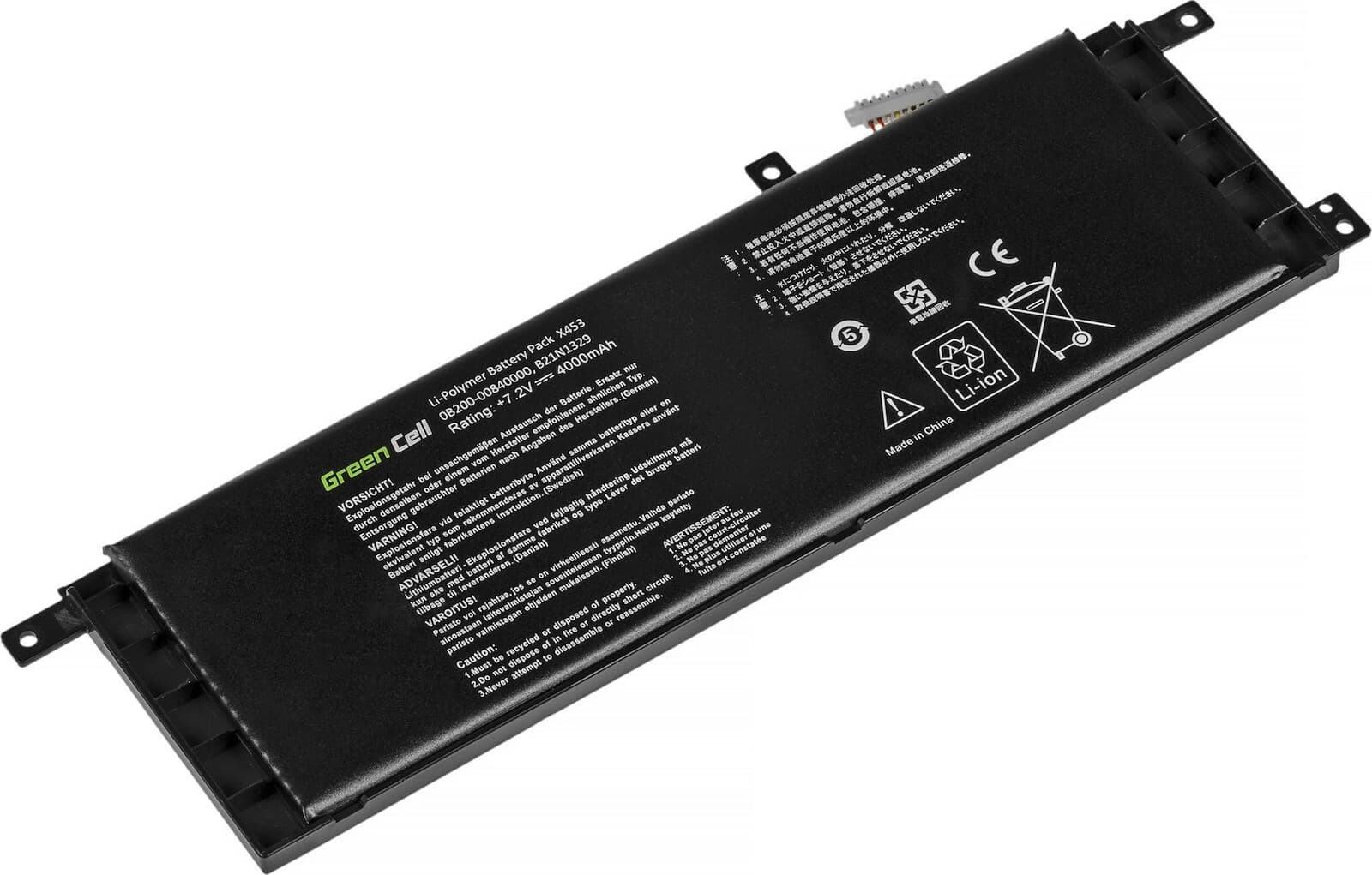 Green Cell Συμβατή Μπαταρία για Asus X553 με 4000mAh (AS80) 2