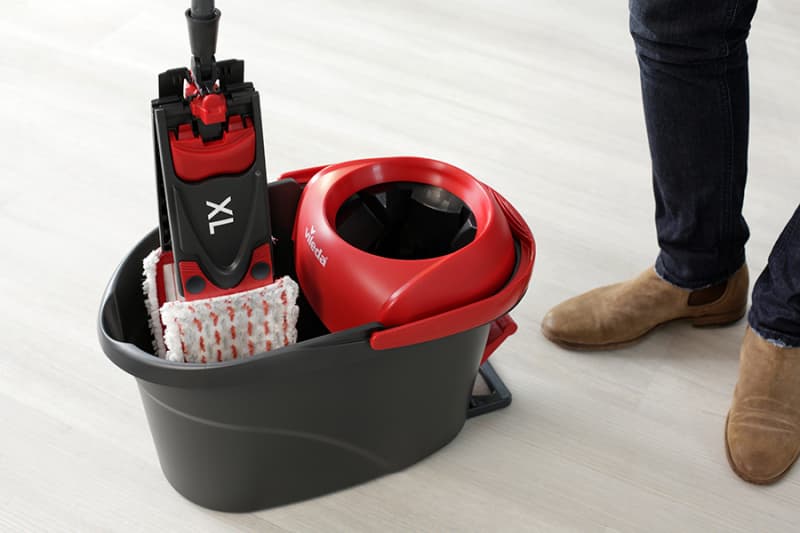 Vileda Ultramat Turbo Xl Mop Dry&wet Παρκετέζα με Μικροίνες 163427 6