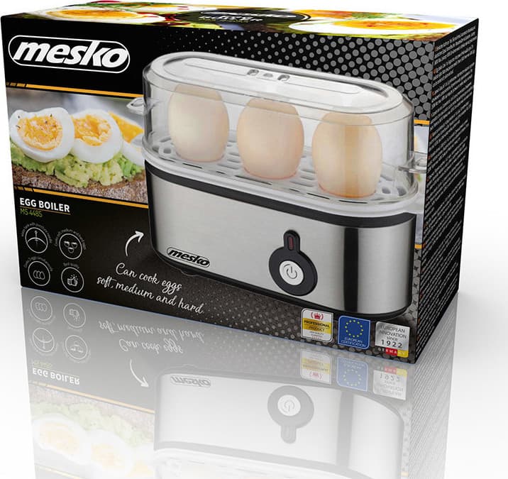 Mesko MS-4485 MS4485 Βραστήρας Αυγών 3 Θέσεων 350W Ασημί 9