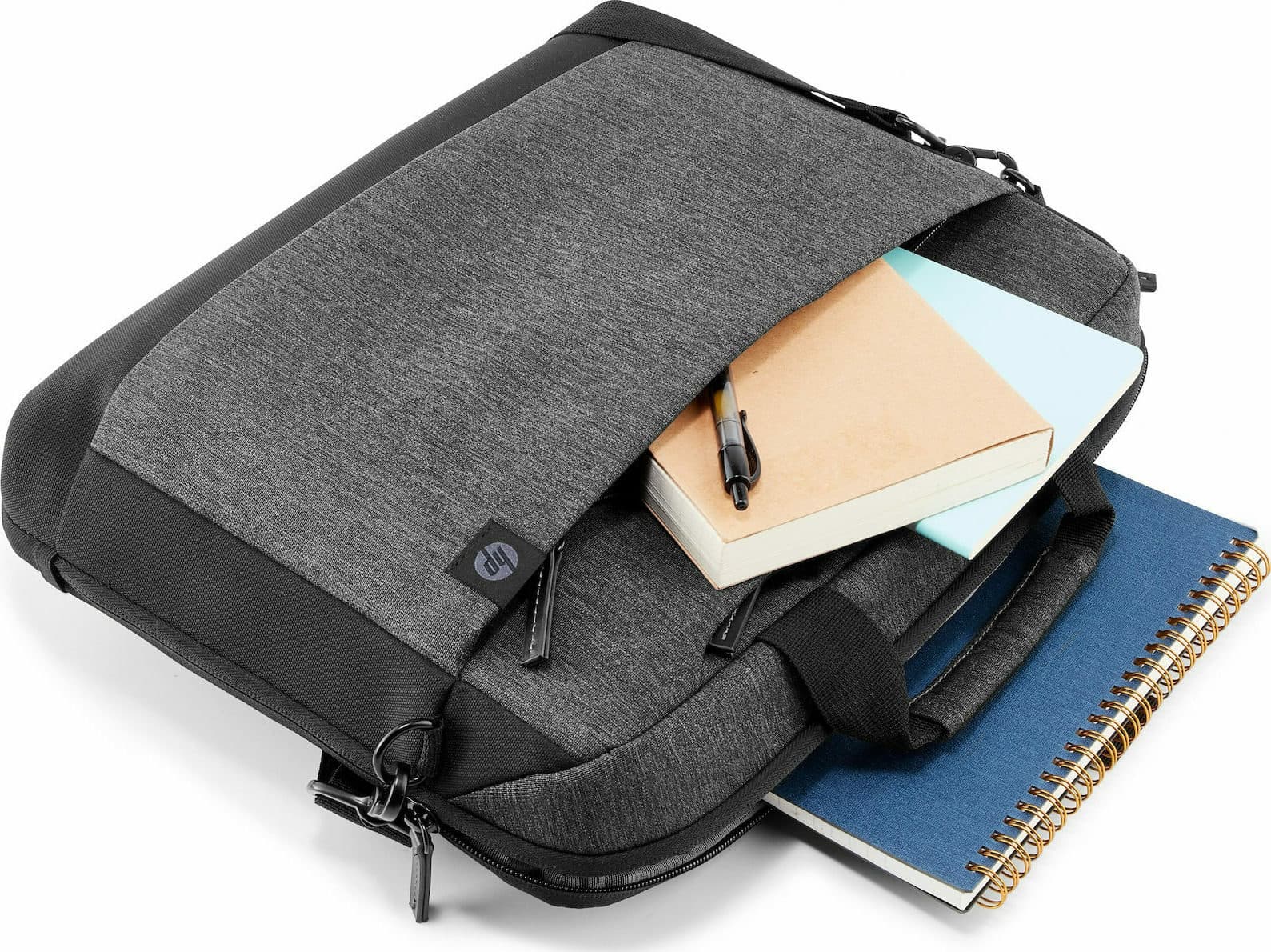HP Renew Travel Αδιάβροχη Τσάντα Ώμου / Χειρός για Laptop 15.6" σε Γκρι χρώμα 2