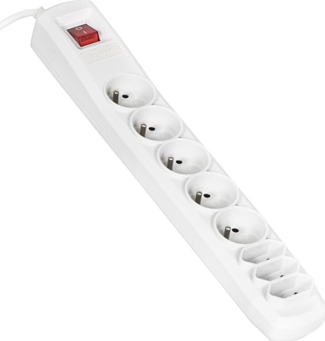 Active Jet APN-8G/1.5M-GR Πολύπριζο 8 Θέσεων με Διακόπτη και Καλώδιο 1.5m Γκρι APN-8g/1,5m-GR 2