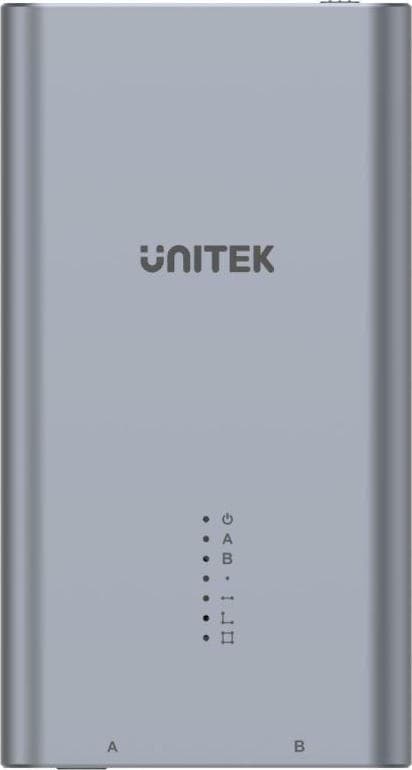 Unitek SolidForce Θήκη για 2 Σκληρούς Δίσκους M.2 PCI Express NVME με σύνδεση Type-C σε Γκρι χρώμα S1206A 2