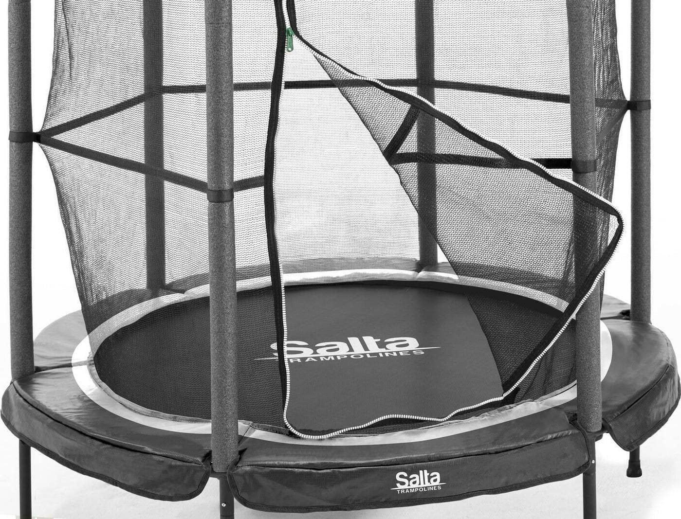 Salta Junior Standard 5426A Τραμπολίνο Παιδικό Διαμέτρου 140εκ. με Προστατευτικό Δίχτυ Μαύρο