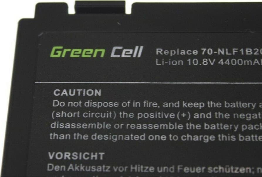 Green Cell Συμβατή Μπαταρία για Asus K40/K50/K50AB/K50C με 4400mAh (AS01) 5