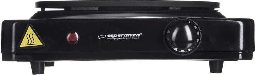 Esperanza Pinatubo EKH002K Επιτραπέζια Εστία Εμαγιέ Μονή Μαύρη 5