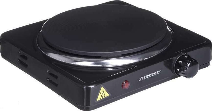 Esperanza Pinatubo EKH002K Επιτραπέζια Εστία Εμαγιέ Μονή Μαύρη 4