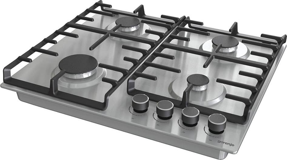 Gorenje Εστία Υγραερίου Αυτόνομη Inox 60x52εκ. Ασημί G642ABX 3