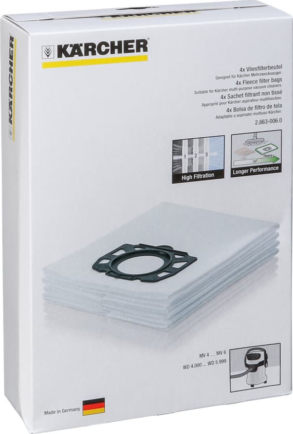 Σακούλες Ηλεκτρικής Σκούπας Karcher Original 2.863-006.0