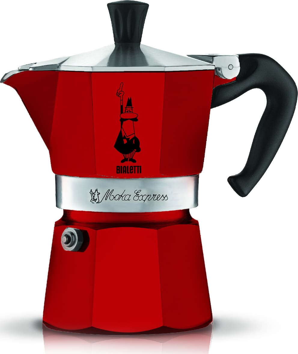 Bialetti Moka Express Μπρίκι Espresso 3cups Κόκκινο 0004942/NP