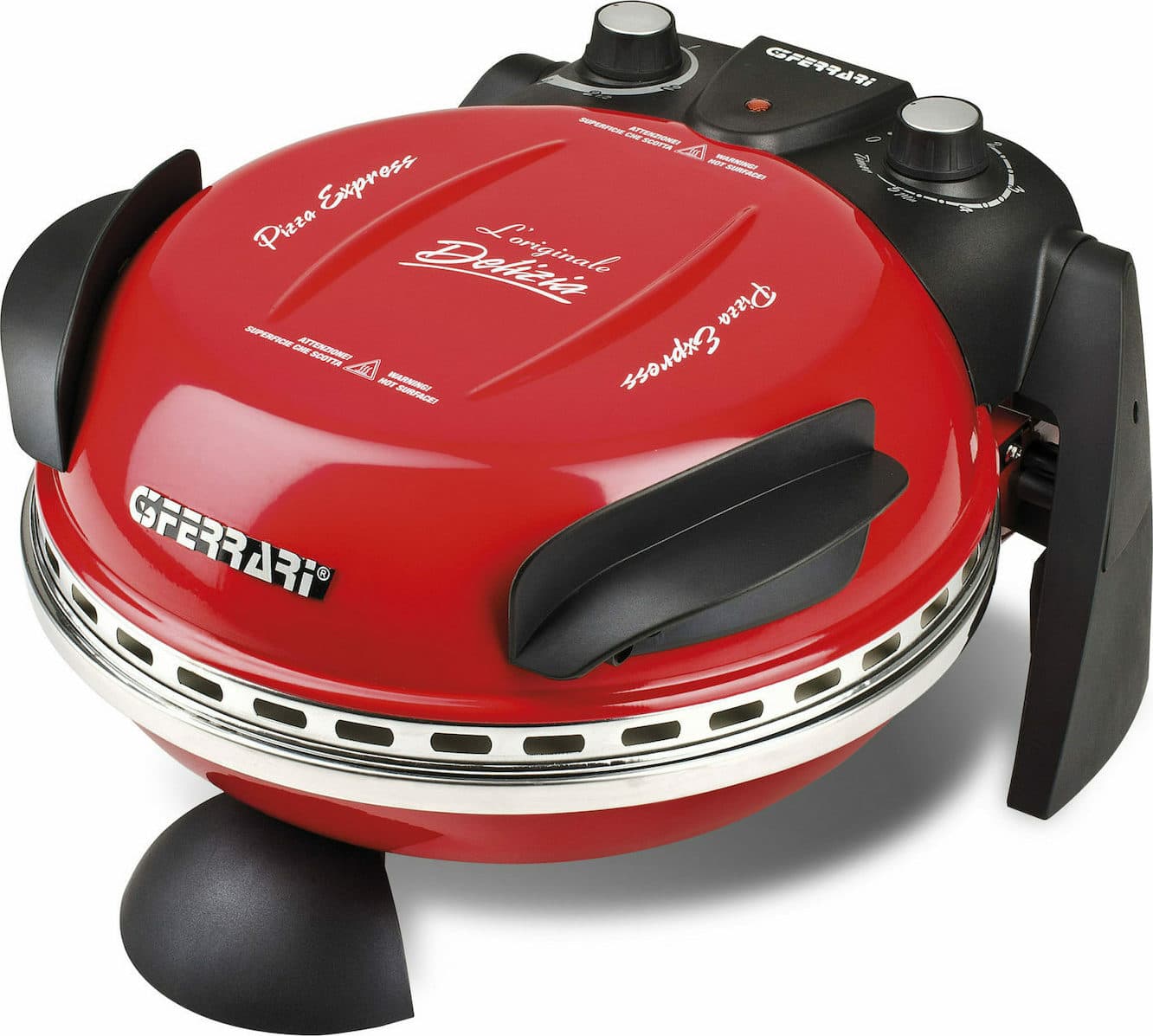G3Ferrari Delizia G10006 Παρασκευαστής Πίτσας 1200W Κόκκινος 4