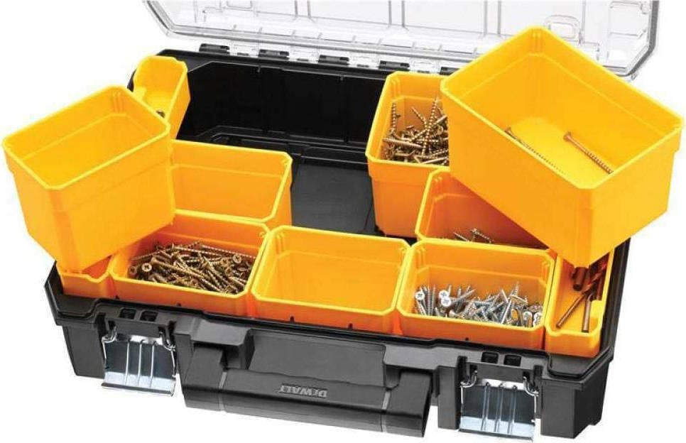 DEWALT Tstak Ταμπακιέρα Εργαλείων 10 Θέσεων με Αφαιρούμενα Κουτιά Κίτρινη 44x33.7x11.95εκ. DWST82968-1 3