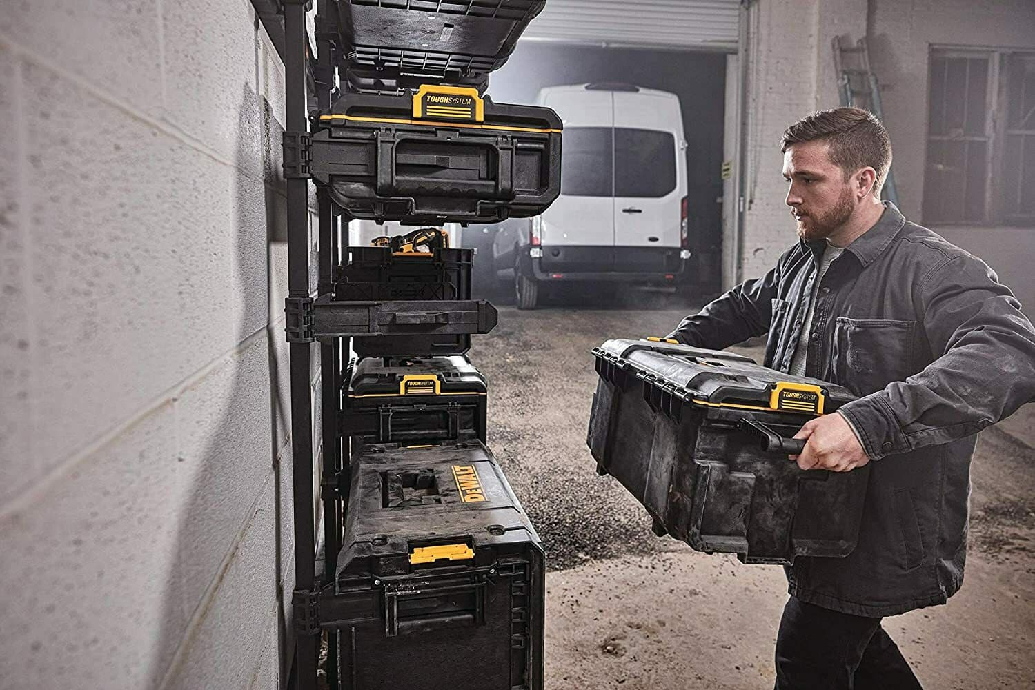DEWALT Τροχήλατος Πλαστικός Εργαλειοφόρος 3 Τμημάτων με Εργαλειοθήκη DWST83402-1 7