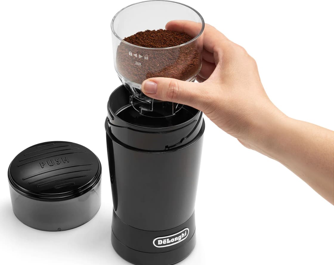 De'Longhi KG 200 Ηλεκτρικός Μύλος Καφέ 170W με Χωρητικότητα 90gr Μαύρος 4