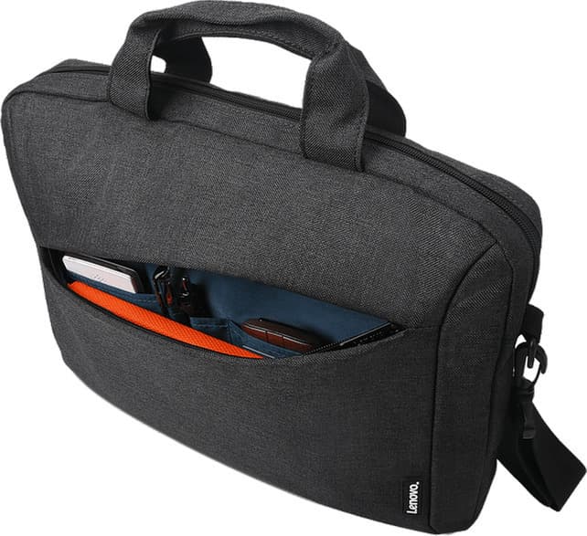 Lenovo Casual Toploader T210 Αδιάβροχη Τσάντα Ώμου / Χειρός για Laptop 15.6" σε Μαύρο χρώμα 5