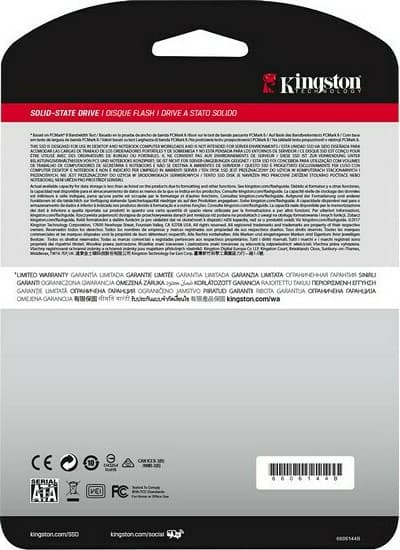 Kingston A400 SSD 960GB τύπου 2.5'' με σύνδεση SATA III SA400S37/960G 5