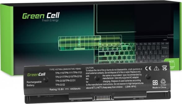 Green Cell Συμβατή Μπαταρία για HP Pavilion / Envy 14/15/17 με 4400mAh (HP78) 8