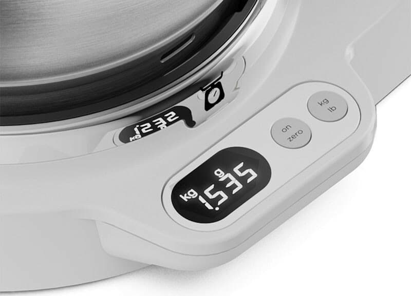 Kenwood Titanium Chef Baker Κουζινομηχανή 1200W με Ανοξείδωτο Κάδο 5lt Λευκή 8