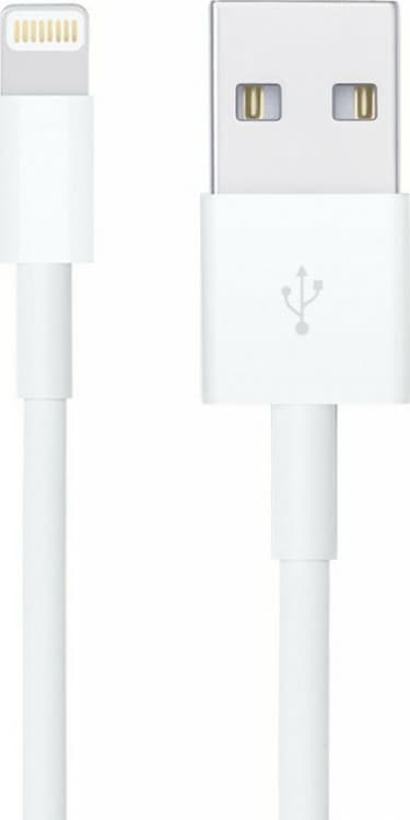 Apple USB-A to Lightning Cable Λευκό 1m (MXLY2ZM/A) 6