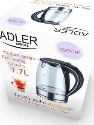 Adler AD-1225 Βραστήρας 1.7lt 2000W Μαύρος 9