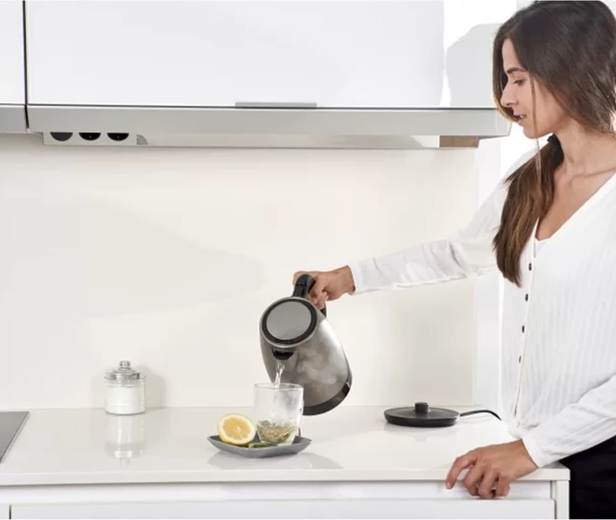Black & Decker BXKE2201E Βραστήρας 1.7lt 2200W Ασημί 7