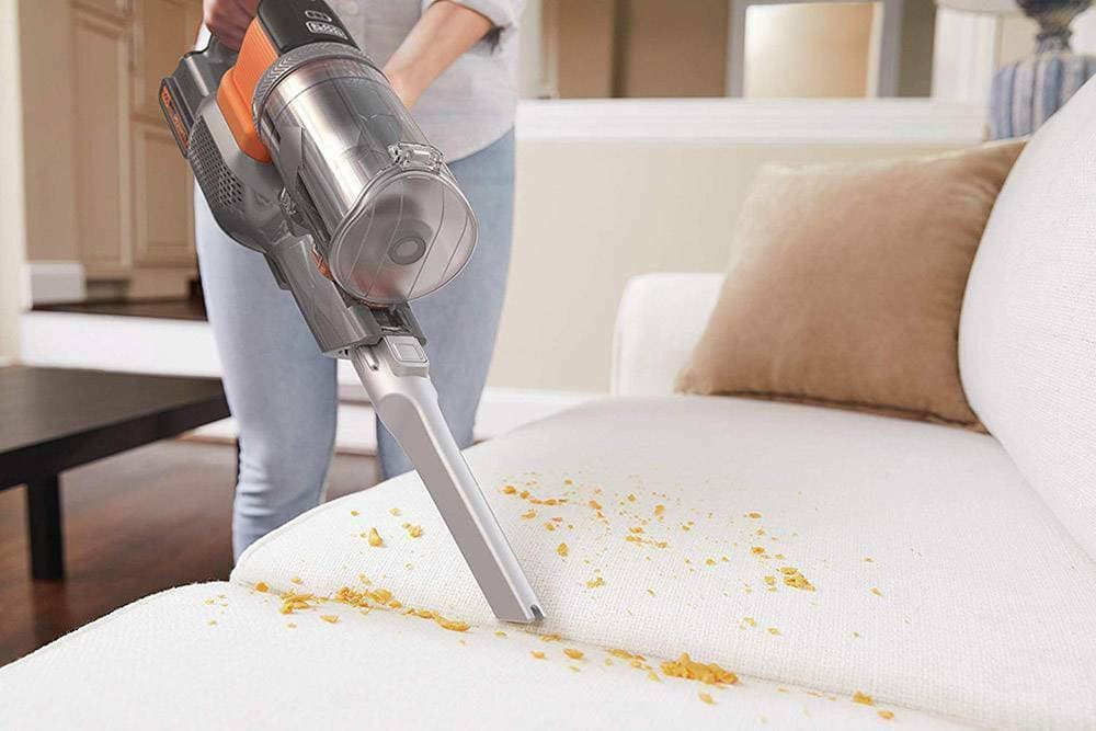 Black & Decker BHFEV182C Επαναφορτιζόμενη Σκούπα 2 σε 1 Stick & Χειρός 18V Πορτοκαλί 6