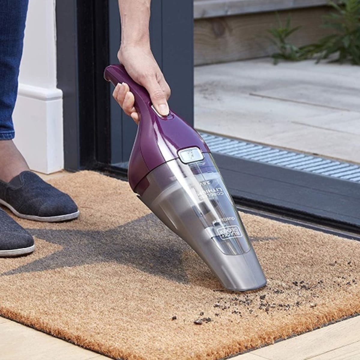 Black & Decker NVC115W Επαναφορτιζόμενο Σκουπάκι Χειρός 3.6V Μωβ 5